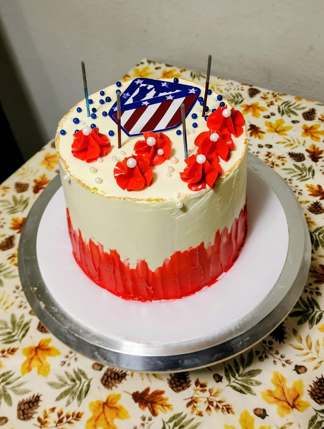 Atletico Madrid themed cake