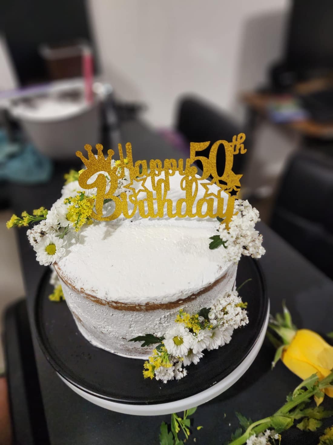 Celebration birthday cake